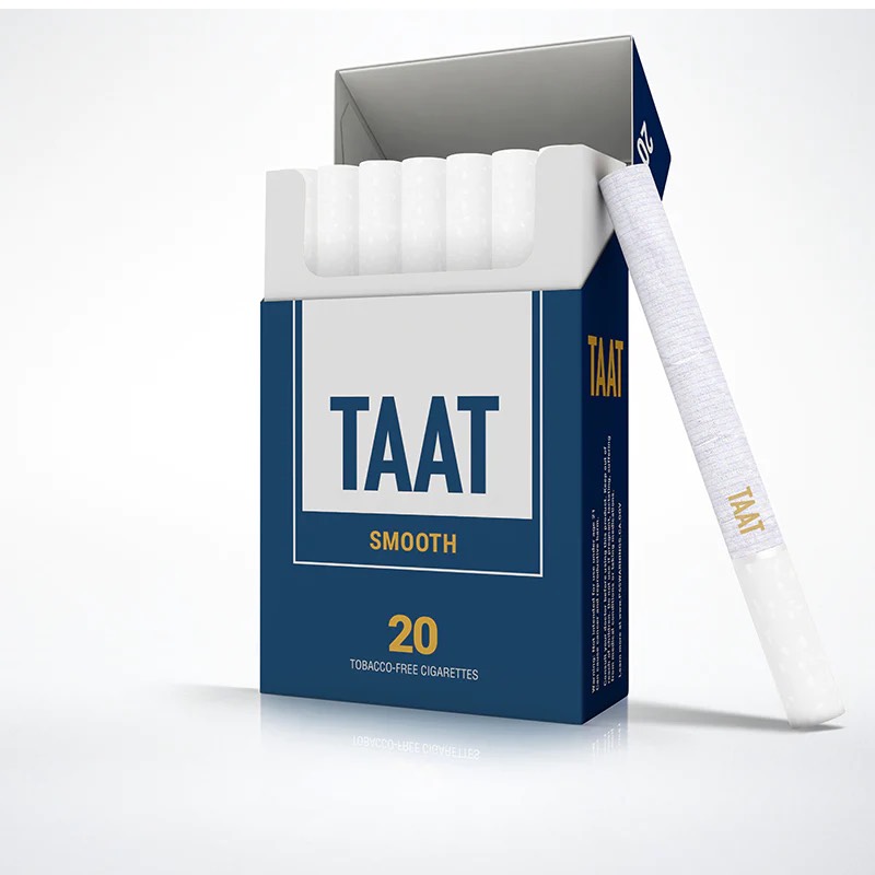 Taat smooth tobacco free cigarettes