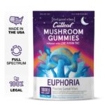 Cutleaf Euphoria Mushroom Gummies - Blue Razz Gelato Flavor_greenrepubliclife.com