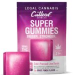 Cutleaf Edibles Super Gummies - Grape Punch Flavor_greenrepubliclife.com