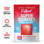 Cutleaf Edibles Super Gummies - Tropical Fruit Punch Flavor_greenrepubliclife.com