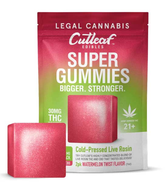 Cutleaf Super Gummies - Watermelon Twist Flavor_greenrepubliclife.com